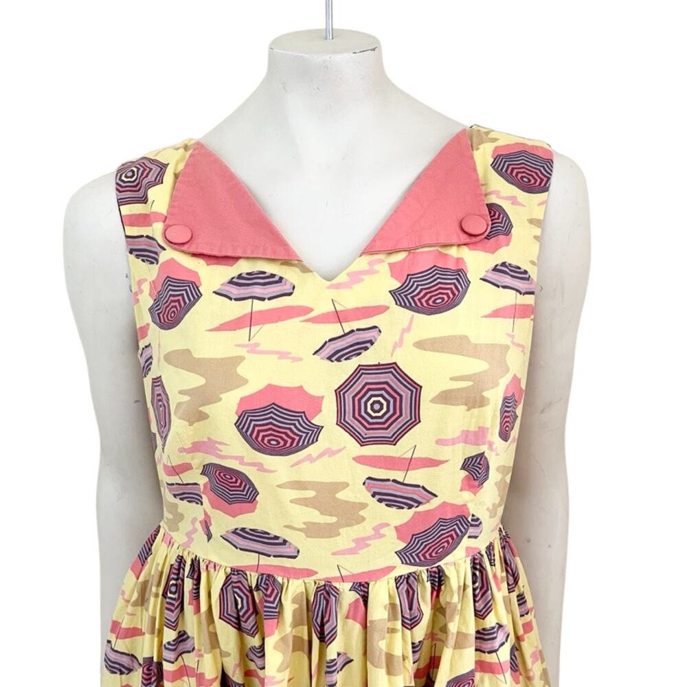 BANNED APPAREL Parasol Dress Vintage inspired Pockets Lightweight SZ 10